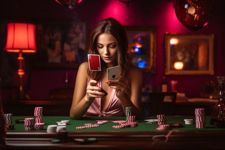 Meja live dealer duckstation dengan tampilan studio HD